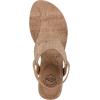 imageWHITE MOUNTAIN Womens All Good Cork Wedge SandalNaturalCork