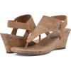 imageWHITE MOUNTAIN Womens All Good Cork Wedge SandalNaturalCork