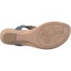 imageWHITE MOUNTAIN Womens All Good Cork Wedge SandalNavyWhite Stripe