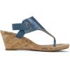 imageWHITE MOUNTAIN Womens All Good Cork Wedge SandalSapphire
