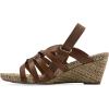 imageWHITE MOUNTAIN Womens Ataps Strappy SlingBack Wedge SandalDktanSmooth