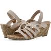 imageWHITE MOUNTAIN Womens Ataps Strappy SlingBack Wedge SandalEggshellSmooth
