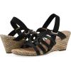 imageWHITE MOUNTAIN Womens Ataps Wedge SandalBlackSmooth