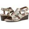 imageWHITE MOUNTAIN Womens Brush Up Wedge SandalGoldMetallicSmooth