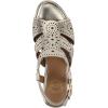imageWHITE MOUNTAIN Womens Brush Up Wedge SandalGoldMetallicSmooth