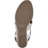imageWHITE MOUNTAIN Womens Brush Up Wedge SandalWhiteBurnSmooth