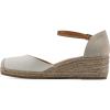 imageWHITE MOUNTAIN Womens Maintain MiniHeel Espadrille SandalNaturalFabric