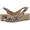 imageWHITE MOUNTAIN Womens Maize Espadrille Wedge SandalNaturalMetLeopardFabric