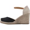 imageWHITE MOUNTAIN Womens Mamba Espadrille Wedge SandalBlackFabric