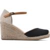 imageWHITE MOUNTAIN Womens Mamba Espadrille Wedge SandalBlackFabric