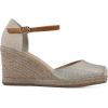 imageWHITE MOUNTAIN Womens Mamba Espadrille Wedge SandalGoldMetallicSmooth