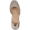 imageWHITE MOUNTAIN Womens Mamba Espadrille Wedge SandalLttaupeCanvas