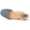 imageWHITE MOUNTAIN Womens Mamba Espadrille Wedge SandalMamba NavyWhite