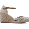 imageWHITE MOUNTAIN Womens Mamba Espadrille Wedge SandalWhiteFloralSmooth