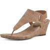 imageWHITE MOUNTAIN Womens All Good Cork Wedge SandalNaturalCork