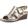 imageWHITE MOUNTAIN Womens Brush Up Wedge SandalGoldMetallicSmooth