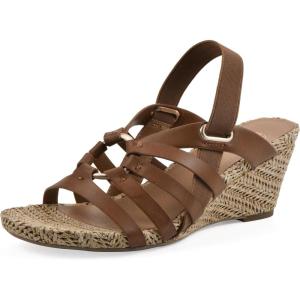 imageWHITE MOUNTAIN Womens Ataps Strappy SlingBack Wedge SandalDktanSmooth