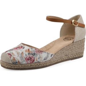 imageWHITE MOUNTAIN Womens Maintain MiniHeel Espadrille SandalBlushFabric