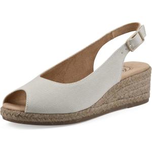 imageWHITE MOUNTAIN Womens Maize Espadrille Wedge SandalNaturalFabric