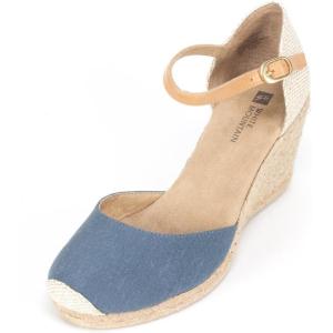 imageWHITE MOUNTAIN Womens Mamba Espadrille Wedge SandalMamba NavyWhite