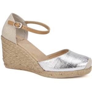 imageWHITE MOUNTAIN Womens Mamba Espadrille Wedge SandalSilver