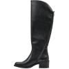 imageWHITE MOUNTAIN Womens Cushaw Block Heeled Tall Shaft Riding BootBlackSmooth