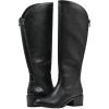imageWHITE MOUNTAIN Womens Cushaw Block Heeled Tall Shaft Riding BootBlackSmooth