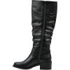 imageWHITE MOUNTAIN Womens Cushion Block Heeled Tall Shaft Western Riding BootBlackSmooth