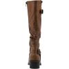 imageWHITE MOUNTAIN Womens Cushion Block Heeled Tall Shaft Western Riding BootDk NaturalSmooth