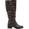 imageWHITE MOUNTAIN Womens Cushion Block Heeled Tall Shaft Western Riding BootMochaSmooth