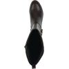 imageWHITE MOUNTAIN Womens Custard Block Heeled Tall Shaft Riding BootDkbrownSmooth
