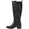 imageWHITE MOUNTAIN Womens Custard Block Heeled Tall Shaft Riding BootDkbrownSmooth