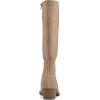 imageWHITE MOUNTAIN Womens Shoes Altitude StackHeeled Tall BootBeachwoodSuede