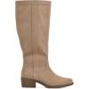 imageWHITE MOUNTAIN Womens Shoes Altitude StackHeeled Tall BootBeachwoodSuede
