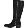imageWHITE MOUNTAIN Womens Shoes Altitude StackHeeled Tall BootBlackSuede