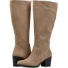 imageWHITE MOUNTAIN Womens Tater Block Heeled Tall Shaft BootBeachwoodSuede