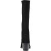 imageWHITE MOUNTAIN Womens Tater Block Heeled Tall Shaft BootBlackSuede
