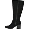 imageWHITE MOUNTAIN Womens Tater Block Heeled Tall Shaft BootBlackSuede