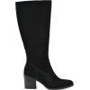 imageWHITE MOUNTAIN Womens Tater Block Heeled Tall Shaft BootBlackSuede
