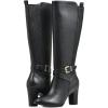 imageWHITE MOUNTAIN Womens Teals Block Heeled Dress Tailored Tall Shaft BootBlackSmooth