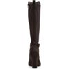 imageWHITE MOUNTAIN Womens Teals Block Heeled Dress Tailored Tall Shaft BootDkbrownFabric