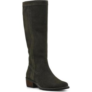 imageWHITE MOUNTAIN Womens Shoes Altitude StackHeeled Tall BootArmySuede