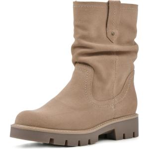 imageWHITE MOUNTAIN Womens Shoes Glean Lug Sole Mid Calf BootBeachwoodSuede