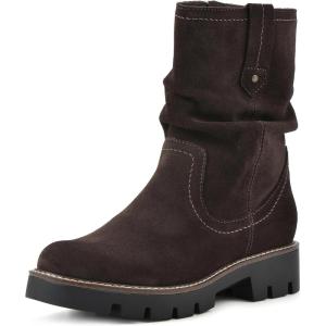 imageWHITE MOUNTAIN Womens Shoes Glean Lug Sole Mid Calf BootBrownSuede