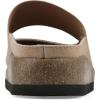 imageWHITE MOUNTAIN Womens Bassi Keyhole Signature ComfortMolded Footbed MuleBeach WoodSuede