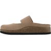 imageWHITE MOUNTAIN Womens Bassi Keyhole Signature ComfortMolded Footbed MuleBeach WoodSuede