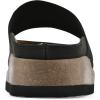 imageWHITE MOUNTAIN Womens Bassi Keyhole Signature ComfortMolded Footbed MuleBlackNubuck