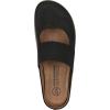 imageWHITE MOUNTAIN Womens Bassi Keyhole Signature ComfortMolded Footbed MuleBlackNubuck