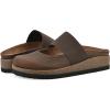 imageWHITE MOUNTAIN Womens Bassi Keyhole Signature ComfortMolded Footbed MuleBrownLeather