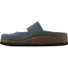 imageWHITE MOUNTAIN Womens Bassi Keyhole Signature ComfortMolded Footbed MuleVintage BlueFabric